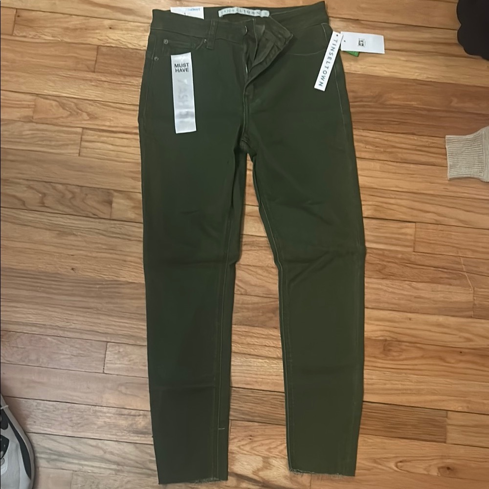Green Skinny Jeans